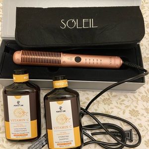SOLEIL professional styling iron combo